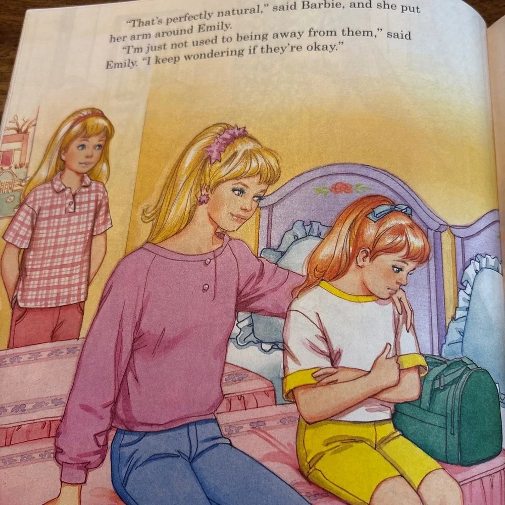 Golden Books Barbie Let's Have a Sleepover‎ Children's Picture Book 1998